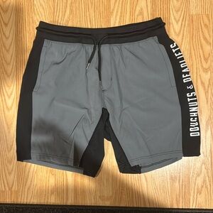 Donuts and deadlifts athletic short